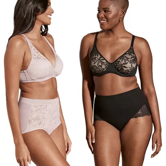 Bali Breathe Wireless T-Shirt Bra DF7594 Black 2XL NWT - Picture 3 of 8